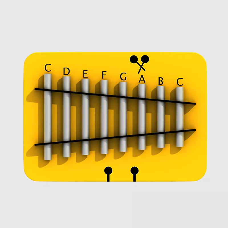 Pagoda Bells Kids, Kindergarten Komersyal na Palaruan ng Musikal na Mga Instrumento